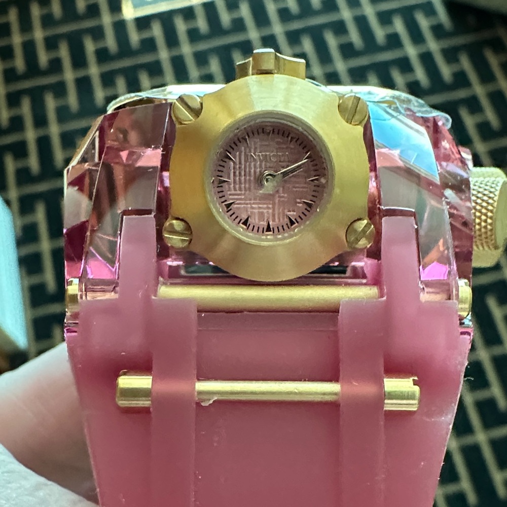Invicta Unisex  Pink and Gold Bolt Zeus Chronograph Watch - Picture 3 of 4